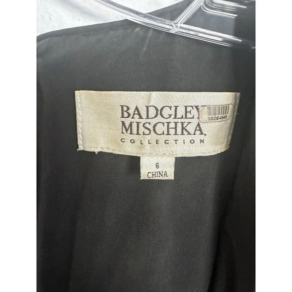 Badgley Mischka  Women’s Romper Corrine Black and Silver Sequin 6 - Picture 5 of 16